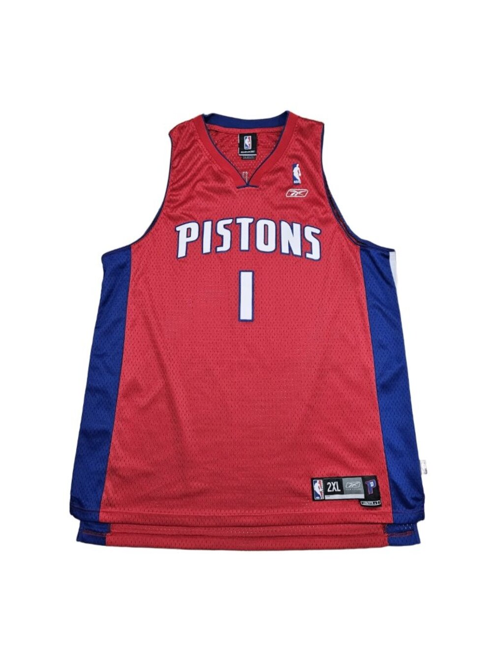 Detroit Pistons Chauncey Billups #1 Reebok Authentic Jersey 2XL
